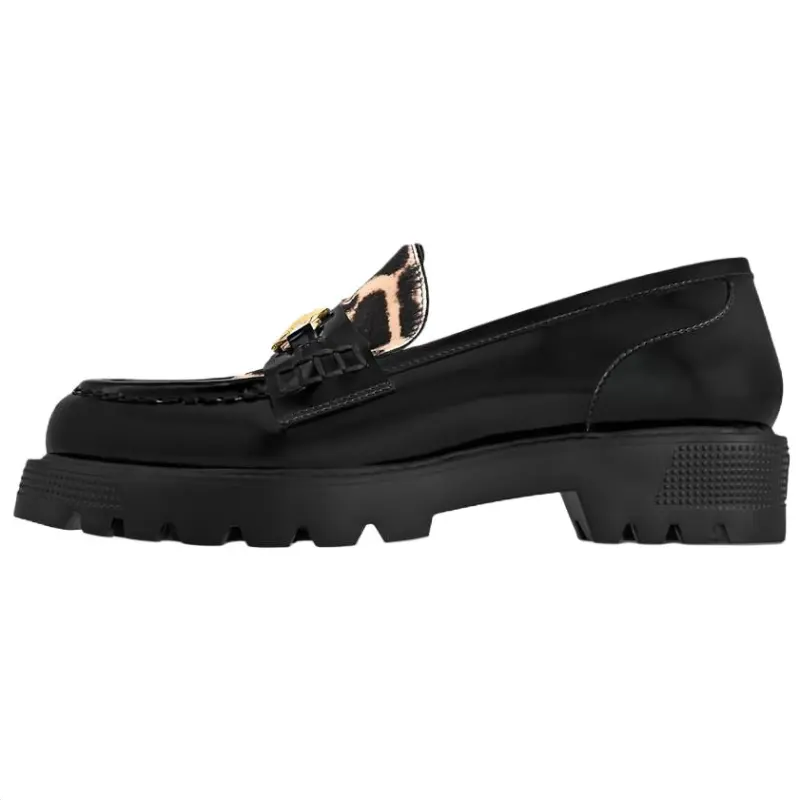 LOUIS VUITTON District Loafers Women's Black