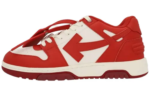 OFF WHITE Out Of Office Low Top Sneakers 'Red White'