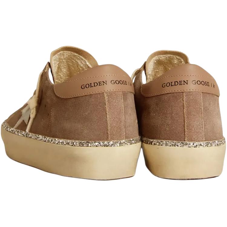 Женские кеды Golden Goose Hi Star (коричневые) — фото 5