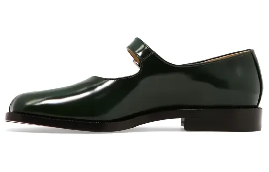 Maison Margiela Tabi Leather Mary Jane Shoes