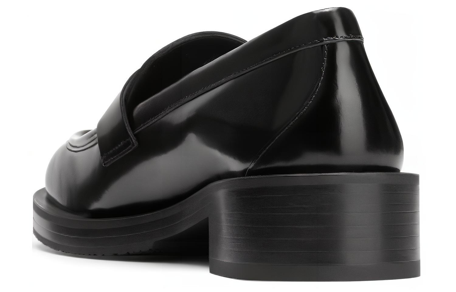 Stuart Weitzman/SW Cow Leather Loafers Women's Black