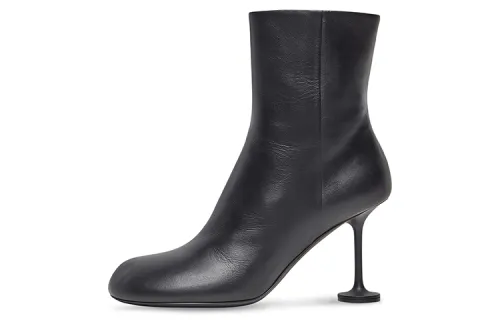 Balenciaga Lady Round Toe Ankle Boots Women's