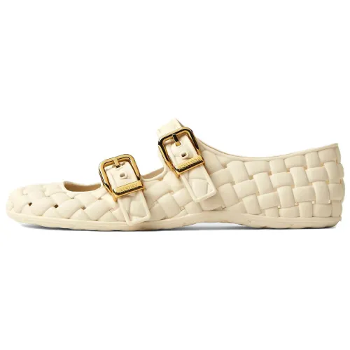 Bottega Veneta Mary Jane Shoes Women's Sea Salt Color