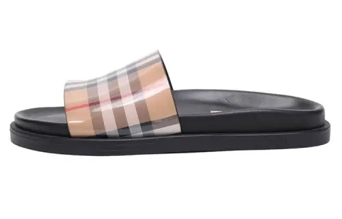 Burberry Slide Slippers Women's Classical Style Yellow
