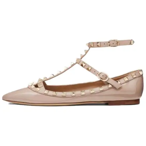 Valentino Rockstud GARAVANI Casual Shoes Women's Beige