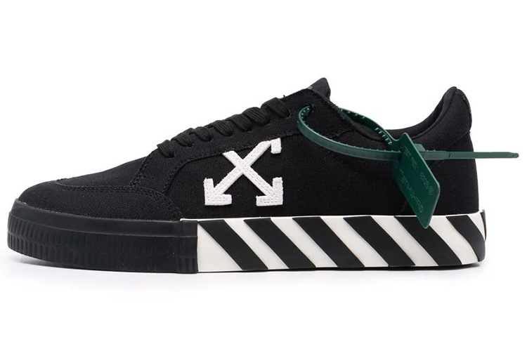 Мужские кеды OFF-WHITE Vulcanized (черные)