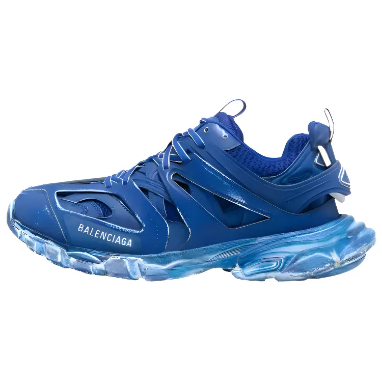 Balenciaga Track Low top Chunky Sneakers Women's Blue
