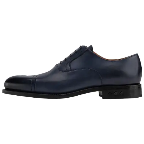 LOUIS VUITTON Varenne Richelieu Dress Shoes Men's Marine Blue