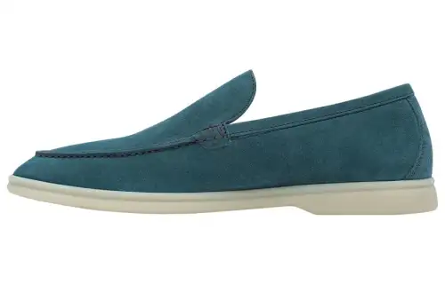 Loro Piana Summer Walk Casual Shoes Men's Blue