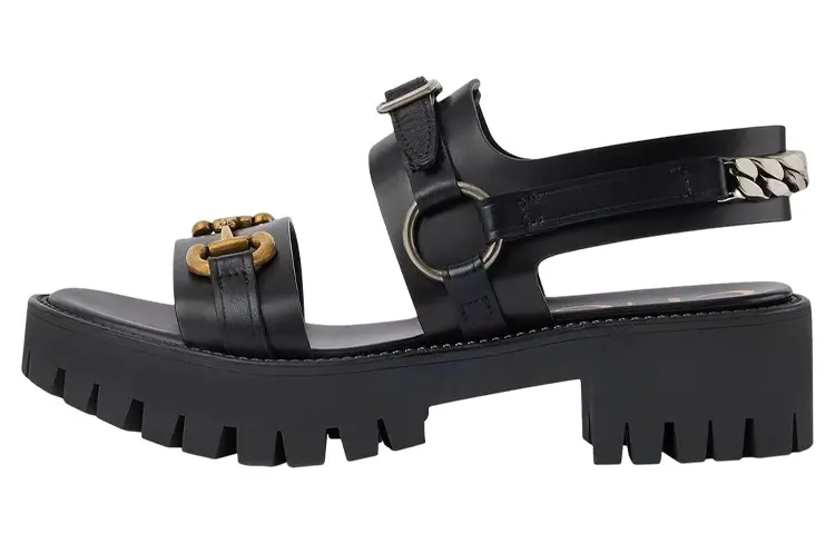 GUCCI Horsebit-detail Sandals