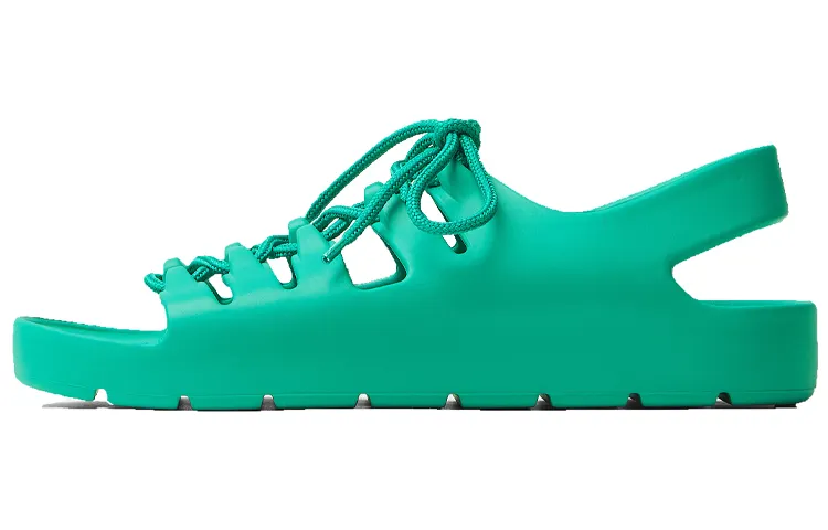 Bottega Veneta Jelly One Strap Sandals Women's Green