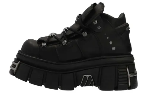 Vetements 75mm Platform Leather Sneakers