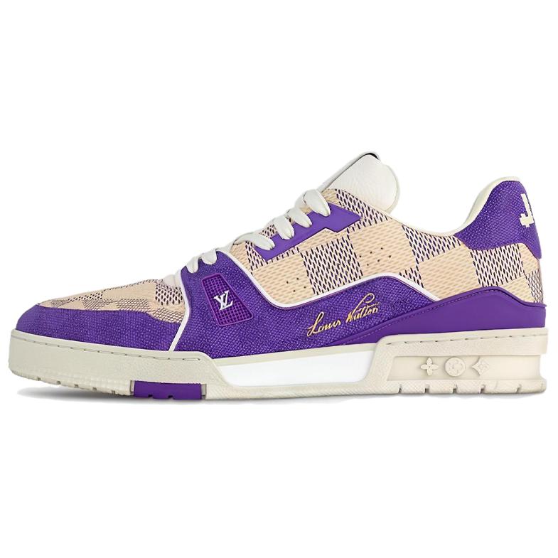 Кроссовки Louis Vuitton Trainer (фиолетовый)