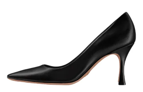 DIOR Attract Pointed Toe Slim Heel High Heels Women's Black