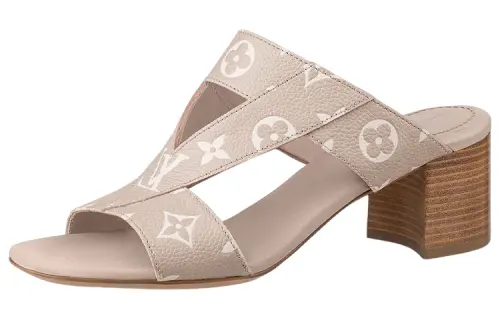 LOUIS VUITTON Croisiere Slide Slippers Women's Pink