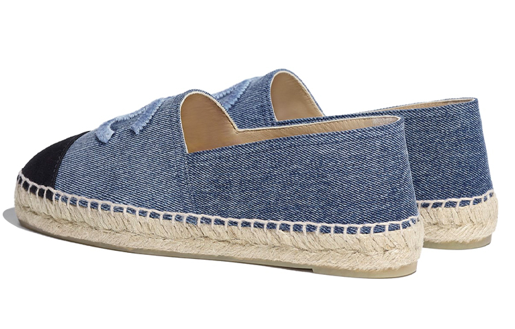 CHANEL Women's Casual Shoes Women's Denim Blue