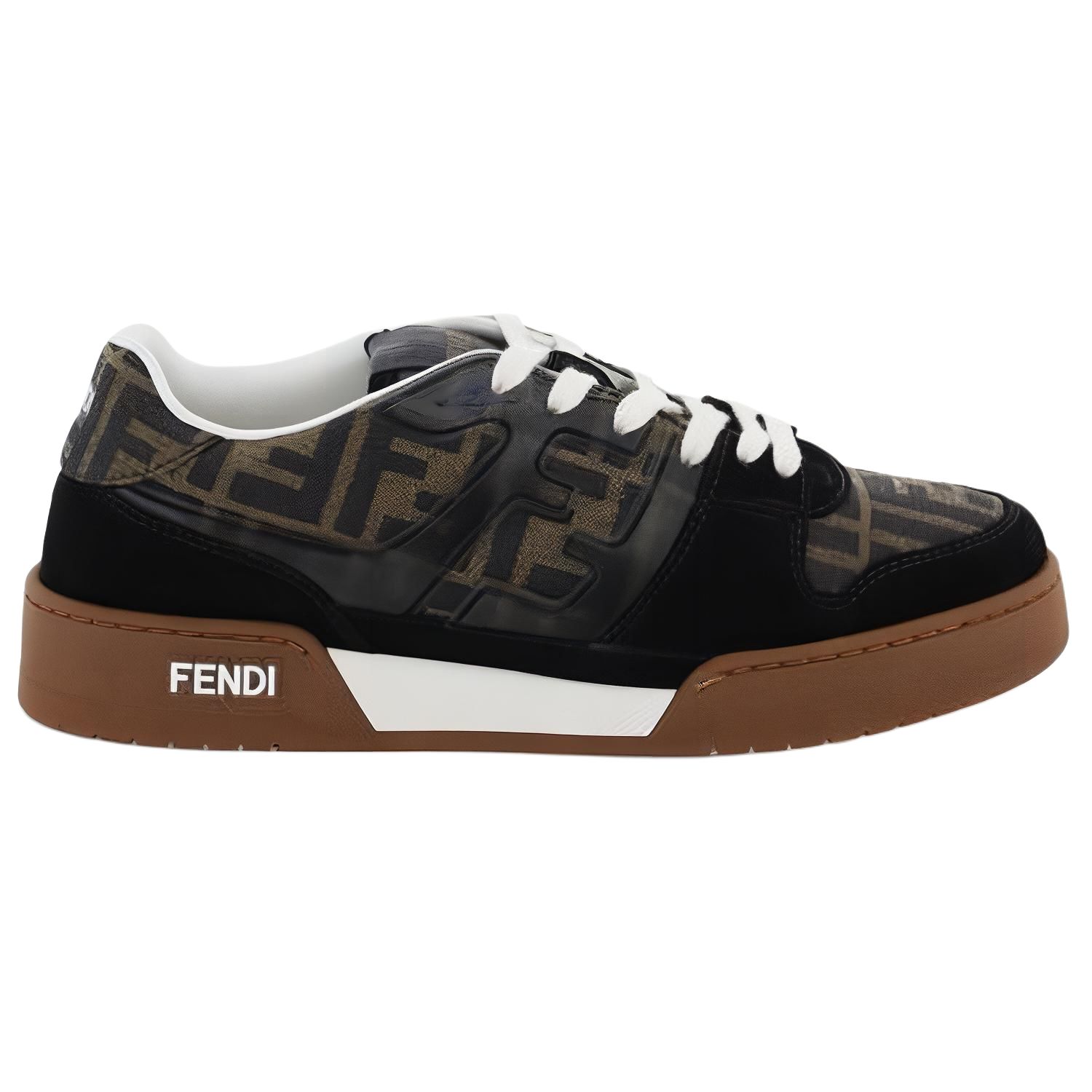 Женские кеды Fendi (черные) — фото 2