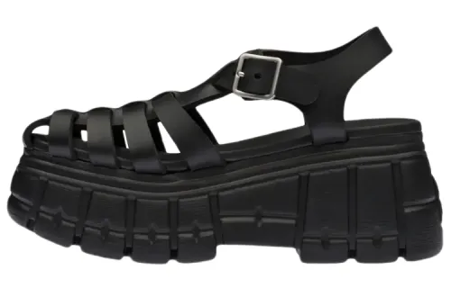 MIU MIU Flatform Caged Sandals