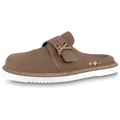 LOUIS VUITTON Easy Abrasion Resistant Casual Shoes Men's Brown