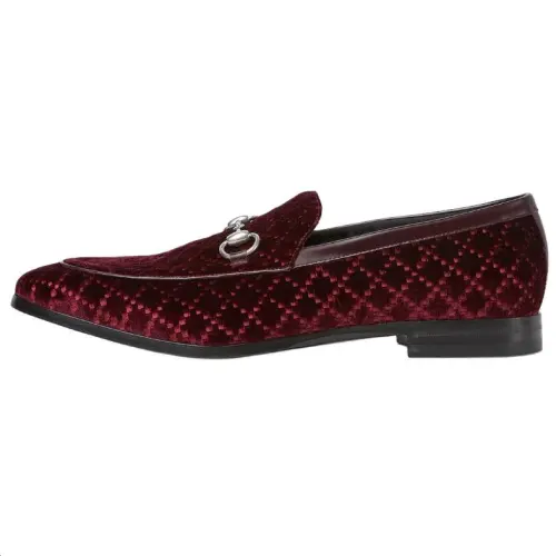 Gucci Horsebit Loafer 'Dark Bordeaux Velvet'