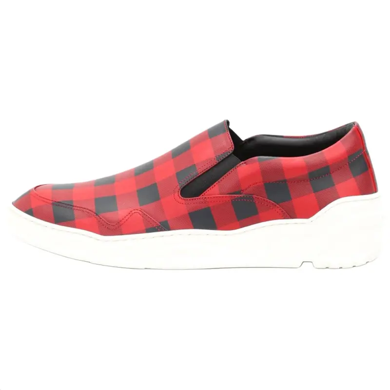 DIOR Leather Casual Shoes Men's Red