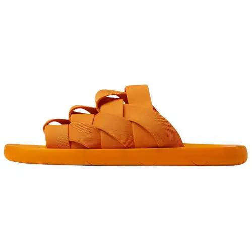 Bottega Veneta Plat Stylish Sandal Men's Orange