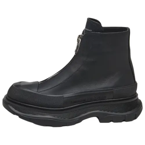 Alexander McQueen Tread Slick Zip Detailed Boots Women's
