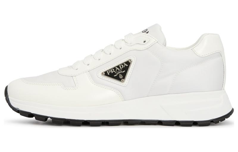 Мужские кроссовки Prada Prax 01 (бело-черные)