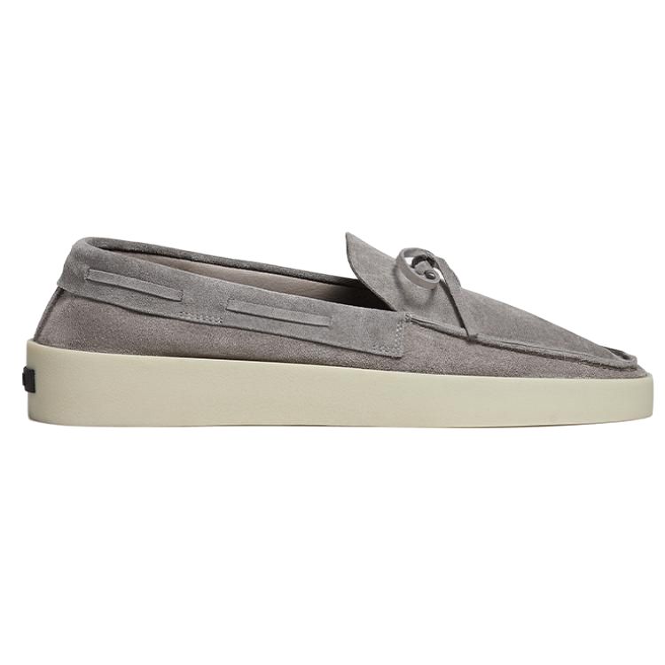 Fear Of God x Ermenegildo Zegna Stylish Skateboarding Shoes Men's Light Gray