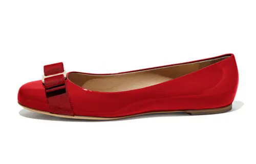 FERRAGAMO Vara Bow Ballerina Shoes