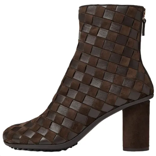Bottega Veneta Atomic Ankle Boots 7.5cm Women's Brown
