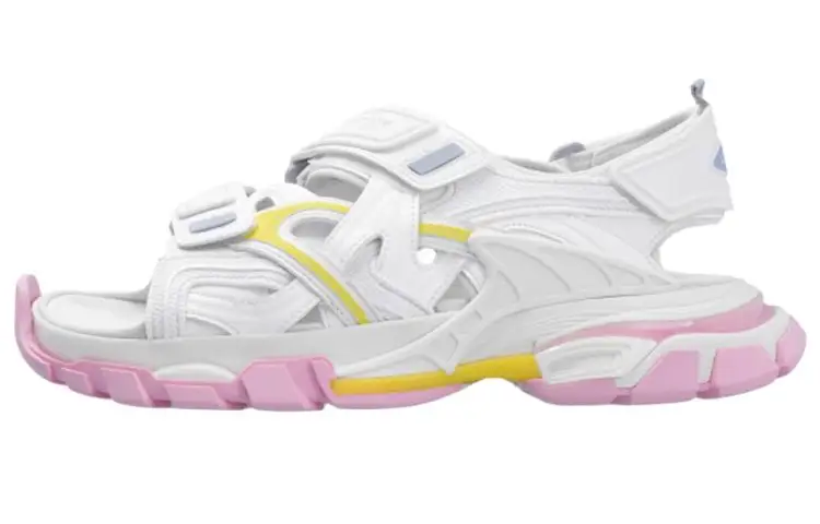 Balenciaga Track Sandals 'Yellow Pink Blu' Women's