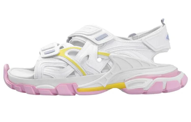 Balenciaga Track Sandals 'Yellow Pink Blu' Women's