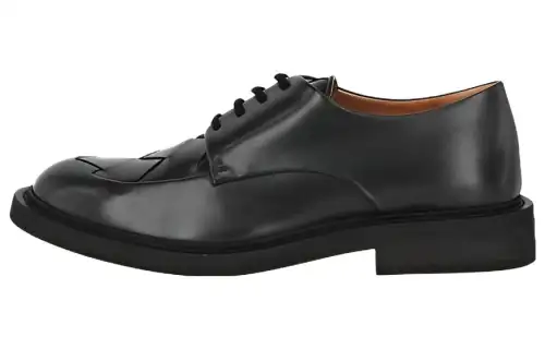 Bottega Veneta Intrecciato Dress Shoes Men's Black