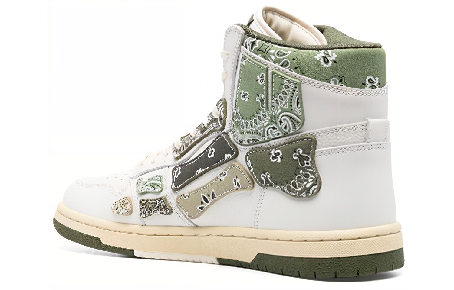 AMIRI Skel Top High 'Bandana - Olive'