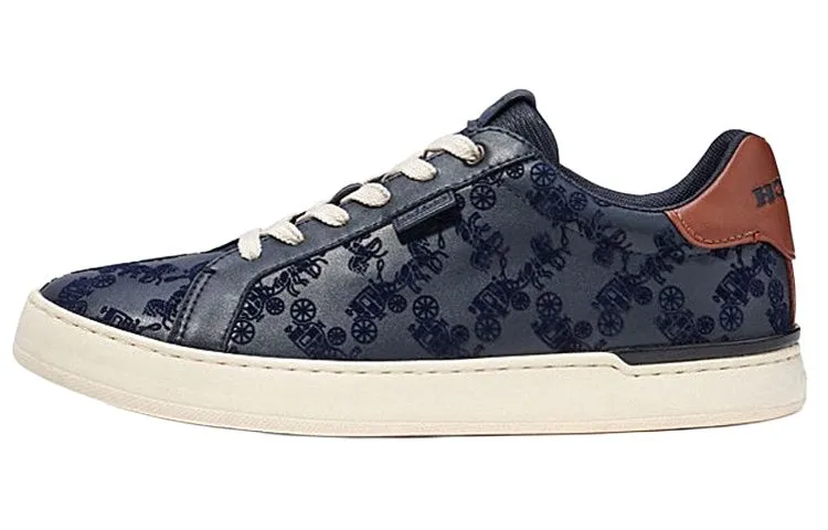 COACH Lowline Low top Stylish Skateboarding Shoes Men's Blue