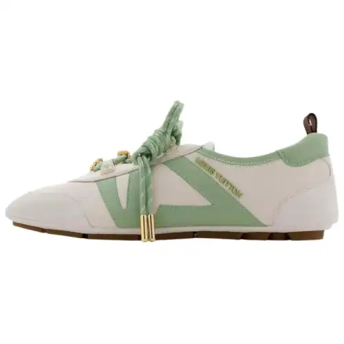 LOUIS VUITTON Sneakerina Low top Casual Shoes Women's Green White