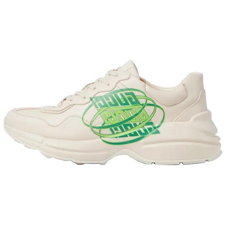 GUCCI Rhyton Low top Casual Shoes Men's White