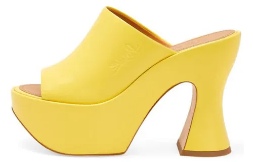 LOEWE Slide Slippers Women's Yellow