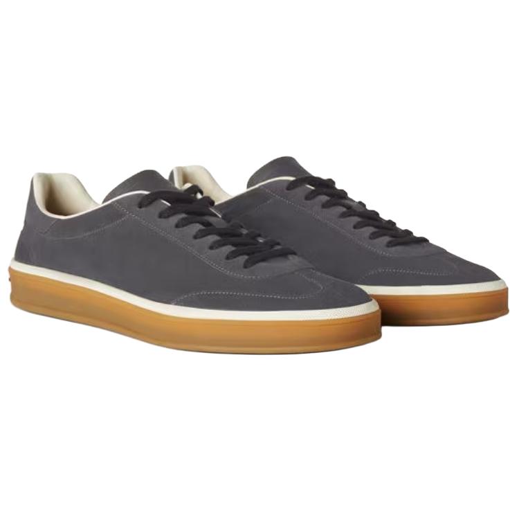 Loro Piana Low top Skateboard Shoes Men's Warm Gray