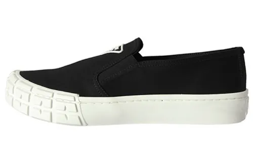 PRADA Skateboard Shoes Men's Low Top Black