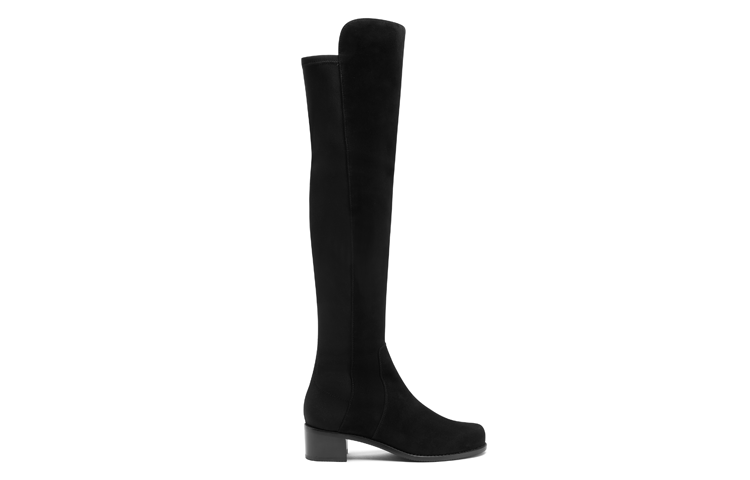 Stuart Weitzman /SW Leather Matte Over The Knee Combat Boots Women's