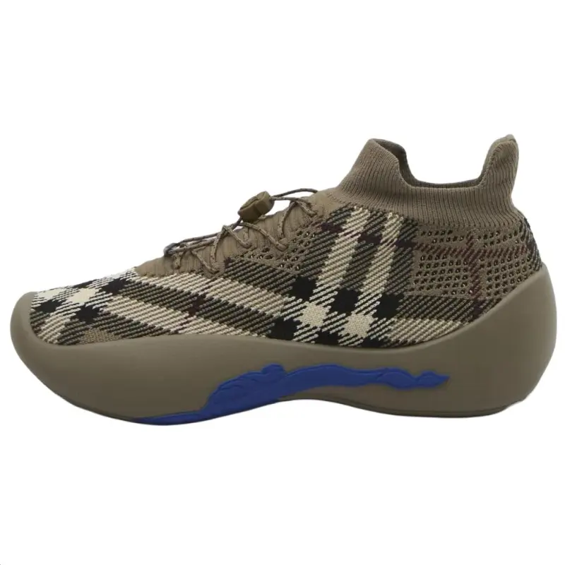 Burberry Neptune Polyester Low top Casual Shoes Men's Olive