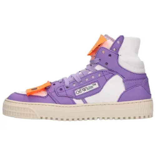 OFF WHITE 3.0 Off Court Leather White Purple Women's