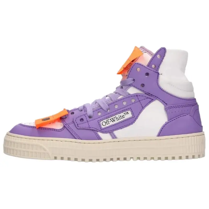 OFF WHITE 3.0 Off Court Leather White Purple Women's