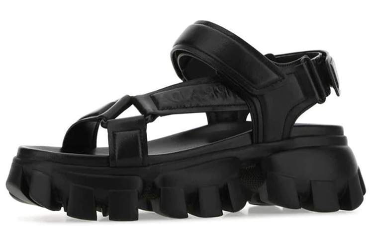 Женские сандалии Prada (черные)