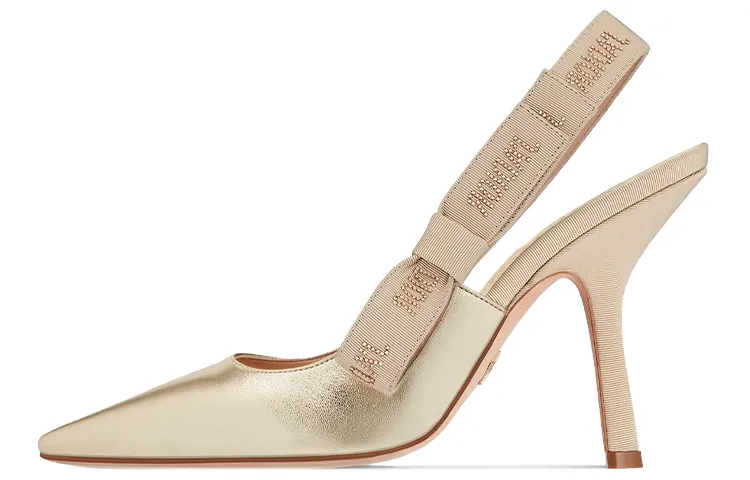 DIOR J'Adior Slim Heel High Heels Women's Rose Gold