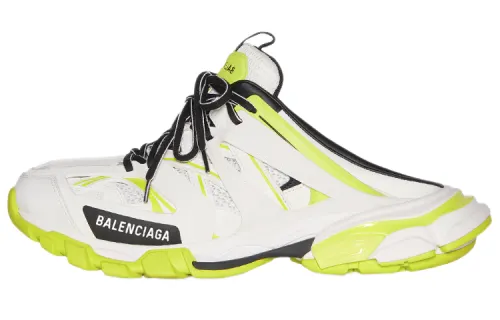 Balenciaga Track Flat Shoes Women's White Yellow