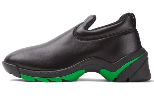 Bottega Veneta Comfortable Abrasion Resistant Abrasion Resistant Low top Running Shoes Men's Black Layered Sports Wear