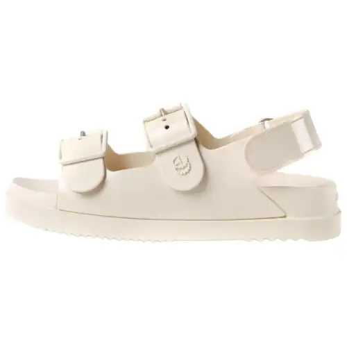 GUCCI Mini Double G Sandal Off-White Rubber